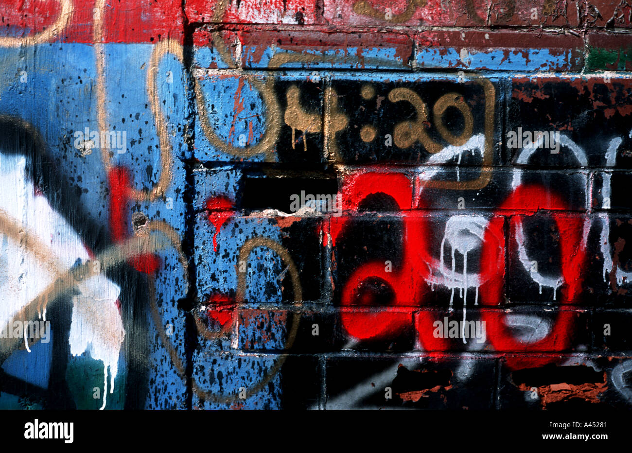 Graffiti covered hi-res stock photography and images - Alamy