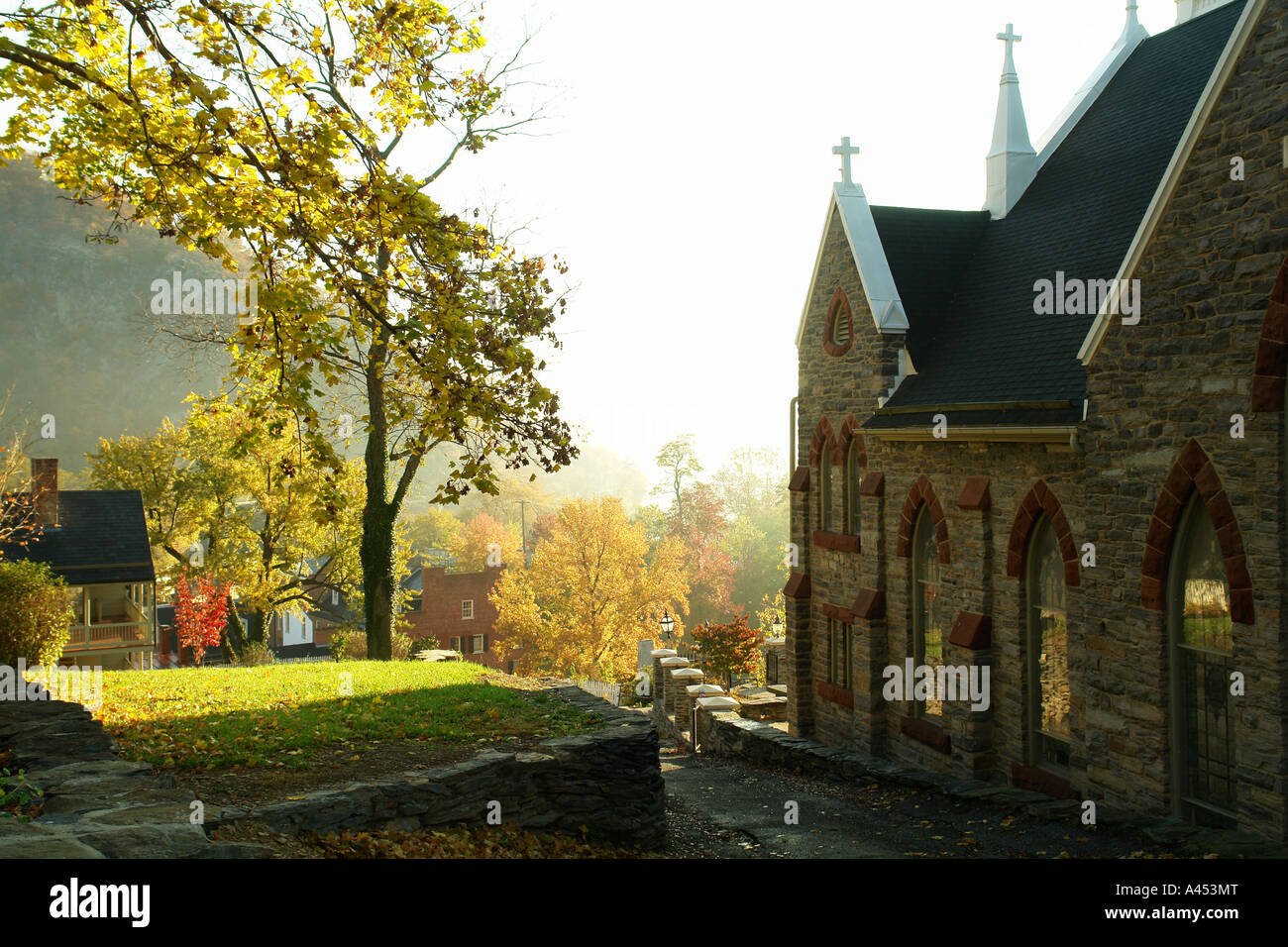 AJD53599, Harpers Ferry, WV, West Virginia, Historic Downtown, St Peter ...
