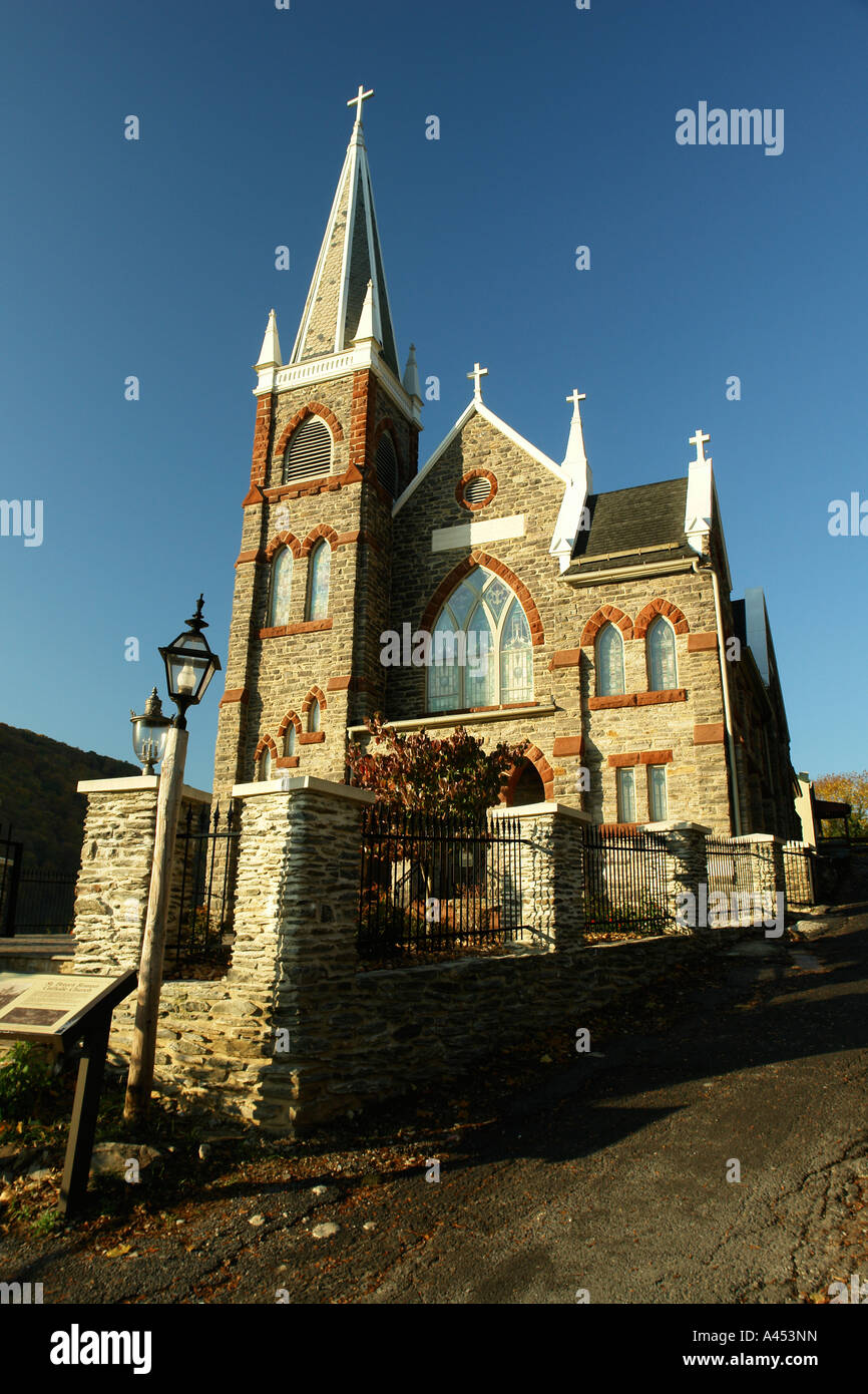 St Peters Roman Catholic Church Harpers Ferry High Resolution Stock ...