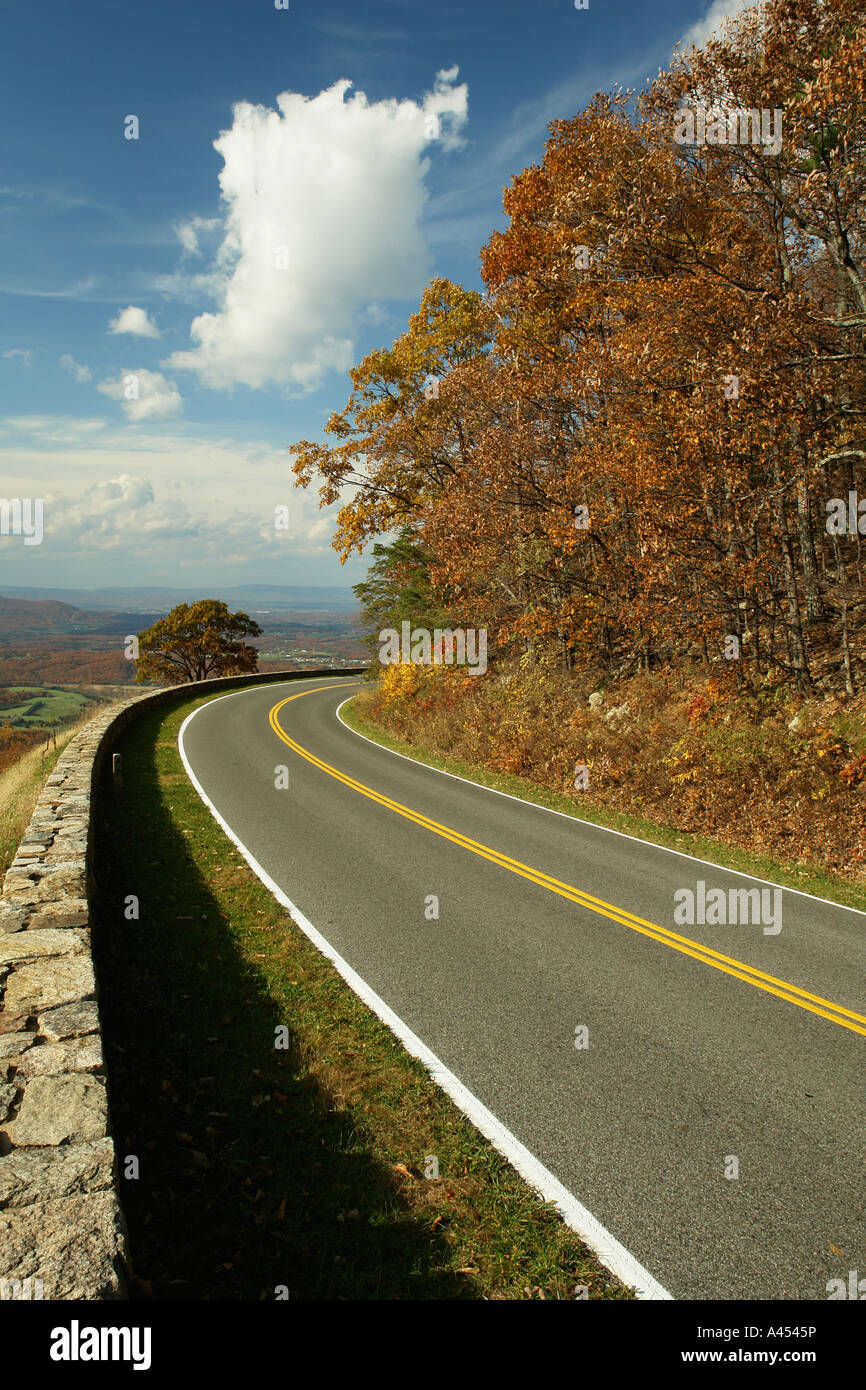AJD53706, Front Royal, VA, Virginia, Shenandoah Valley, Shenandoah National Park, Skyline Drive Stock Photo