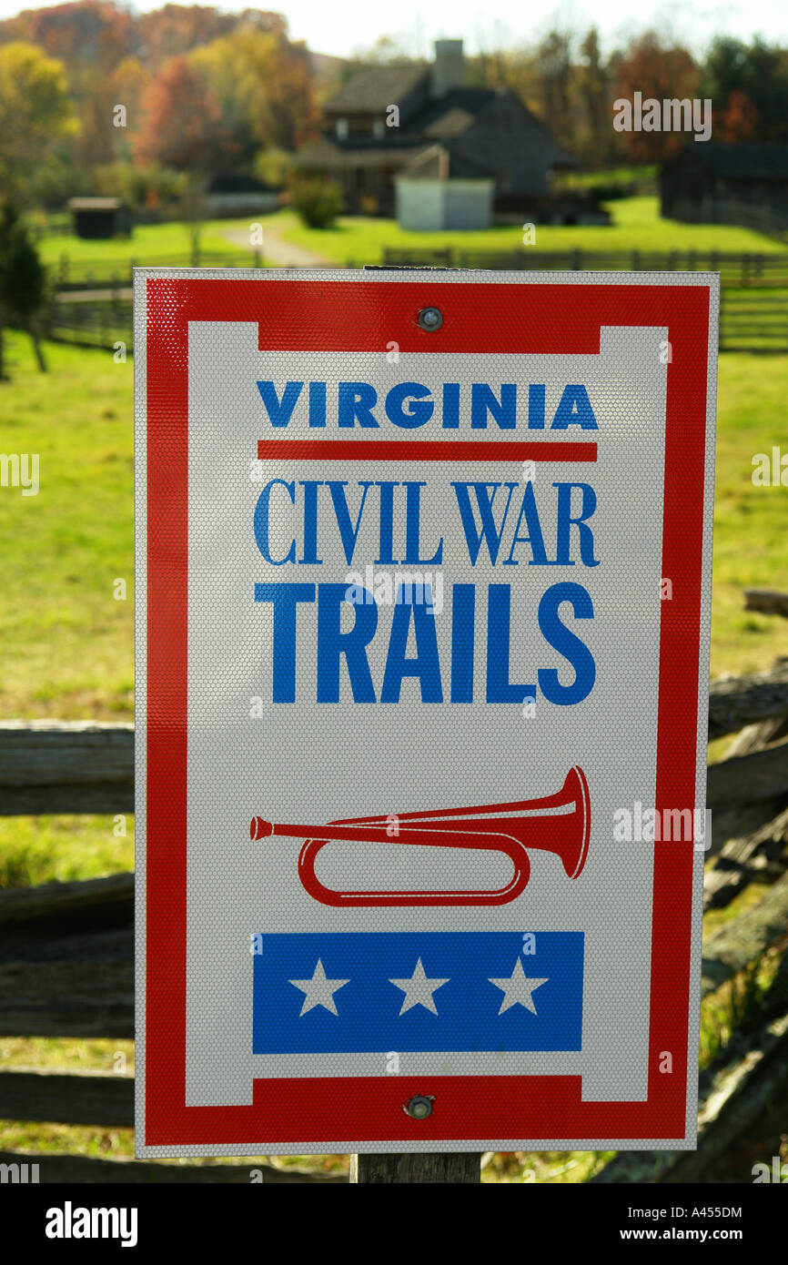 AJD53794, Staunton, VA, Virginia, Shenandoah Valley, Frontier Culture Museum, Virginia Civil War Trails, scenic byways, road Stock Photo