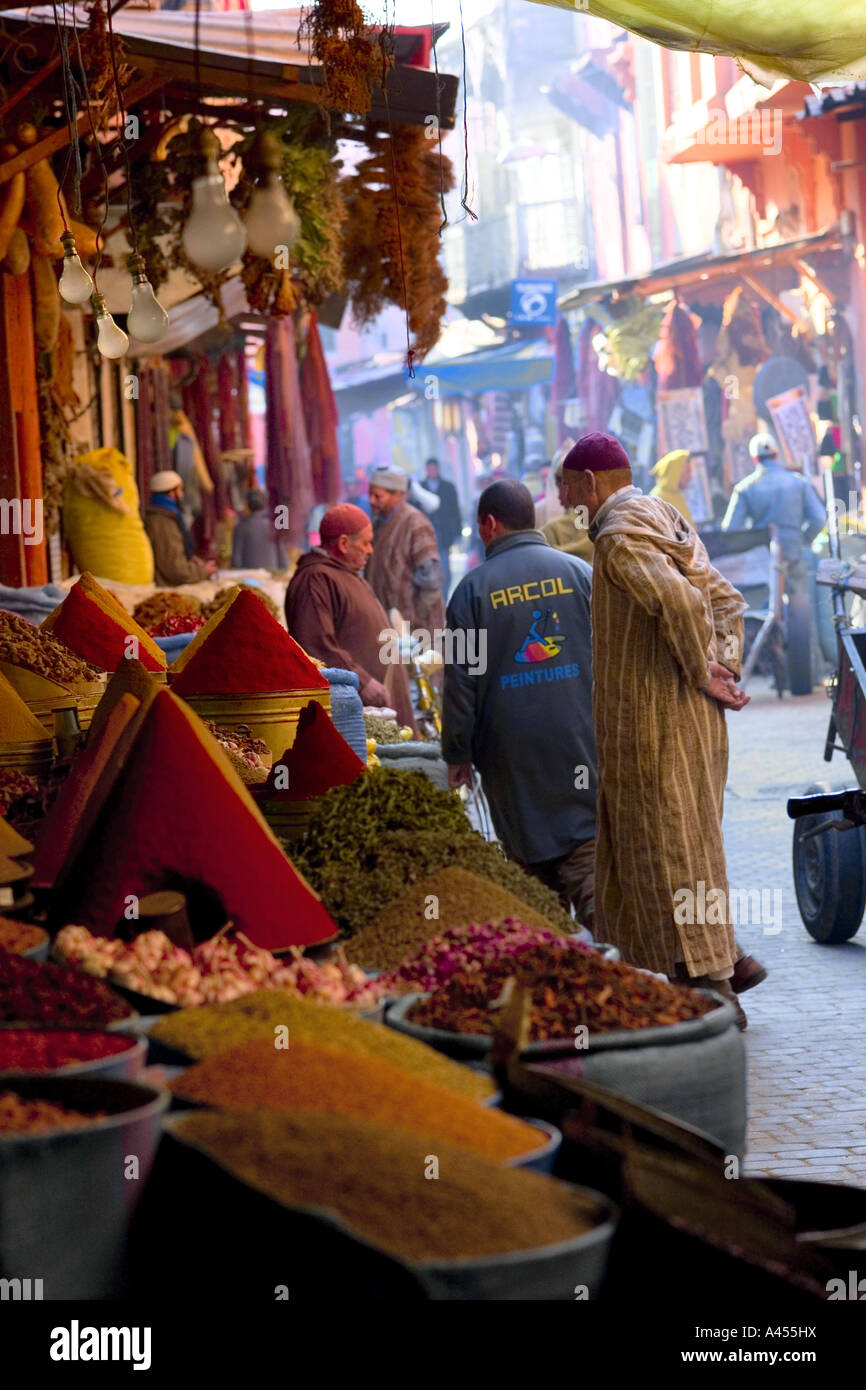 souk in Marrakech Morocco Stock Photo