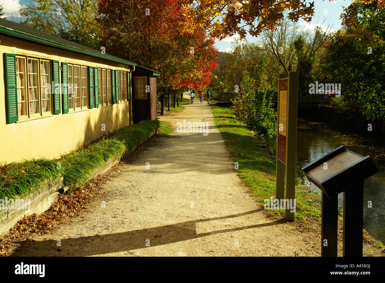 AJD53290, Lambertville, NJ, New Jersey, D&R Canal State Park Stock