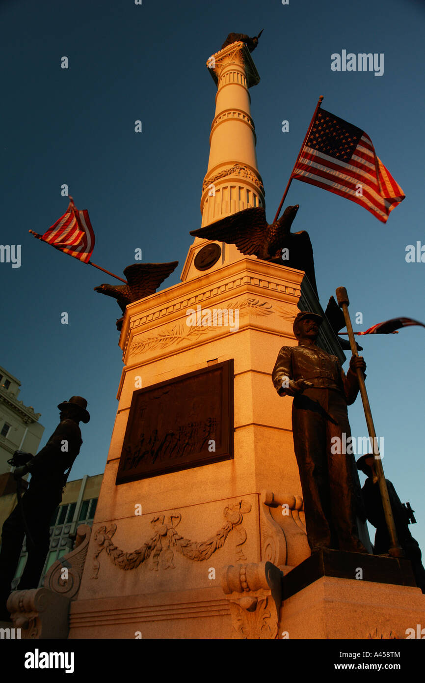 AJD53331, Allentown, PA, Pennsylvania, Soldiers & Sailors Monument Stock Photo