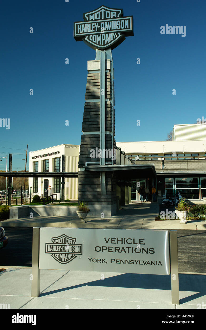 Ajd53402 york pa pennsylvania harley davidson hires stock photography
