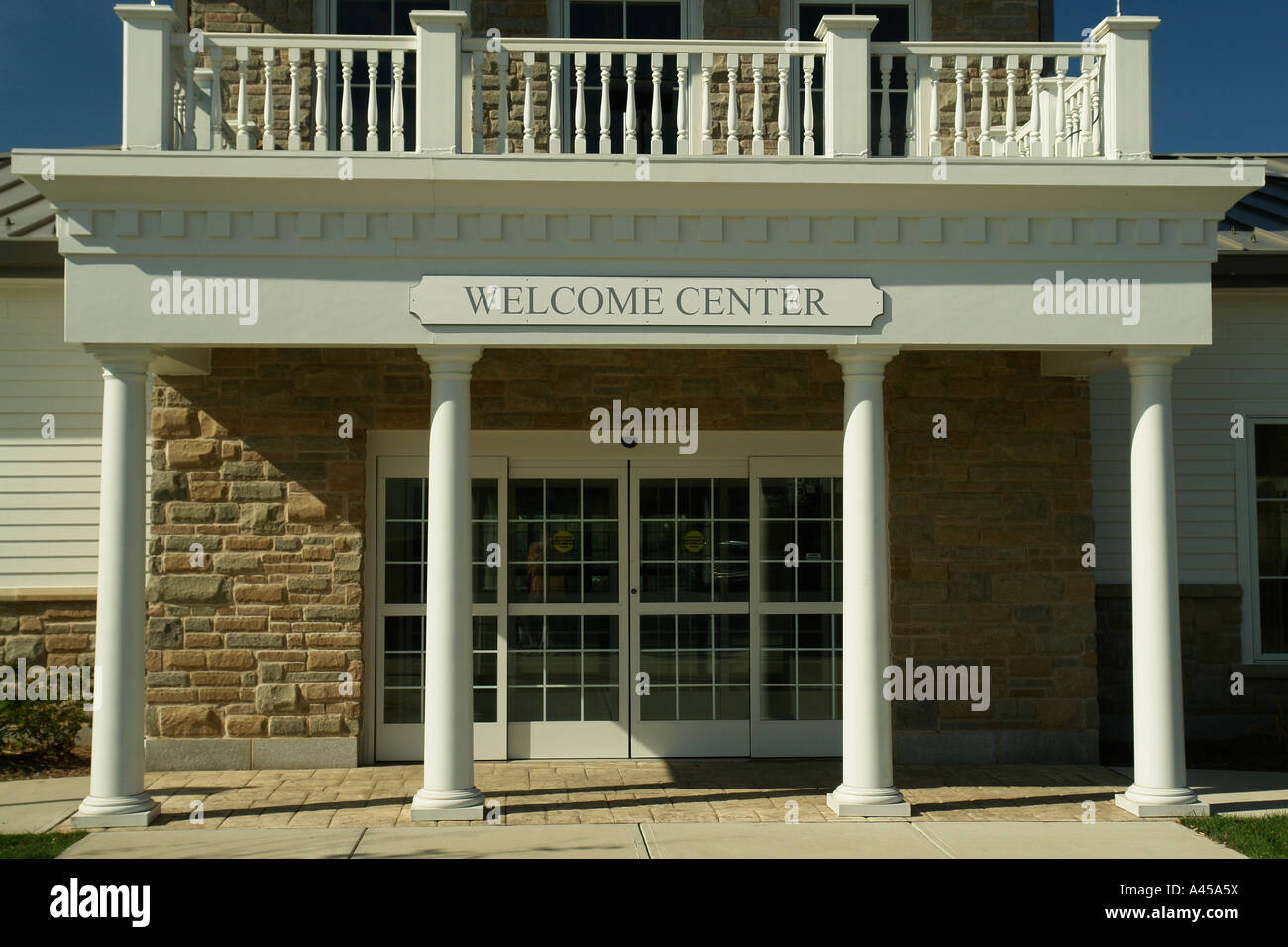 AJD53519, MD, Maryland, Center, Rest Area Stock Photo Alamy