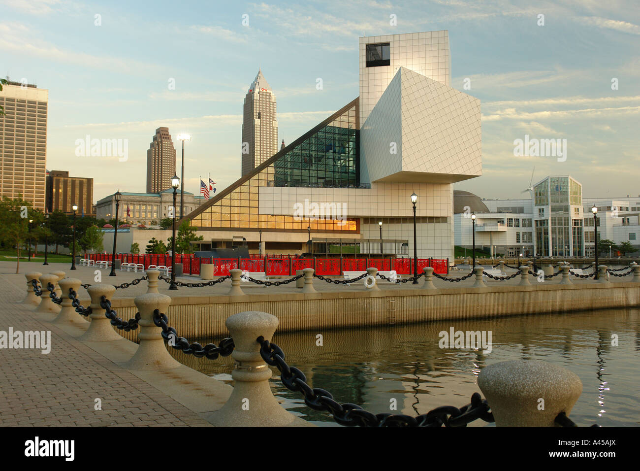 AJD57781, Cleveland, OH, Ohio, Lake Erie, Rock & Roll Hall of Fame and