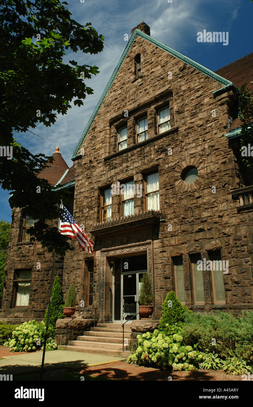 AJD57819, Erie, PA, Pennsylvania, Watson-Curtze Mansion Stock Photo