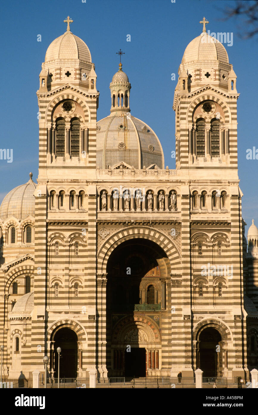 Marseille France Cathedrale de la Major Cathedral of the Major Stock Photo