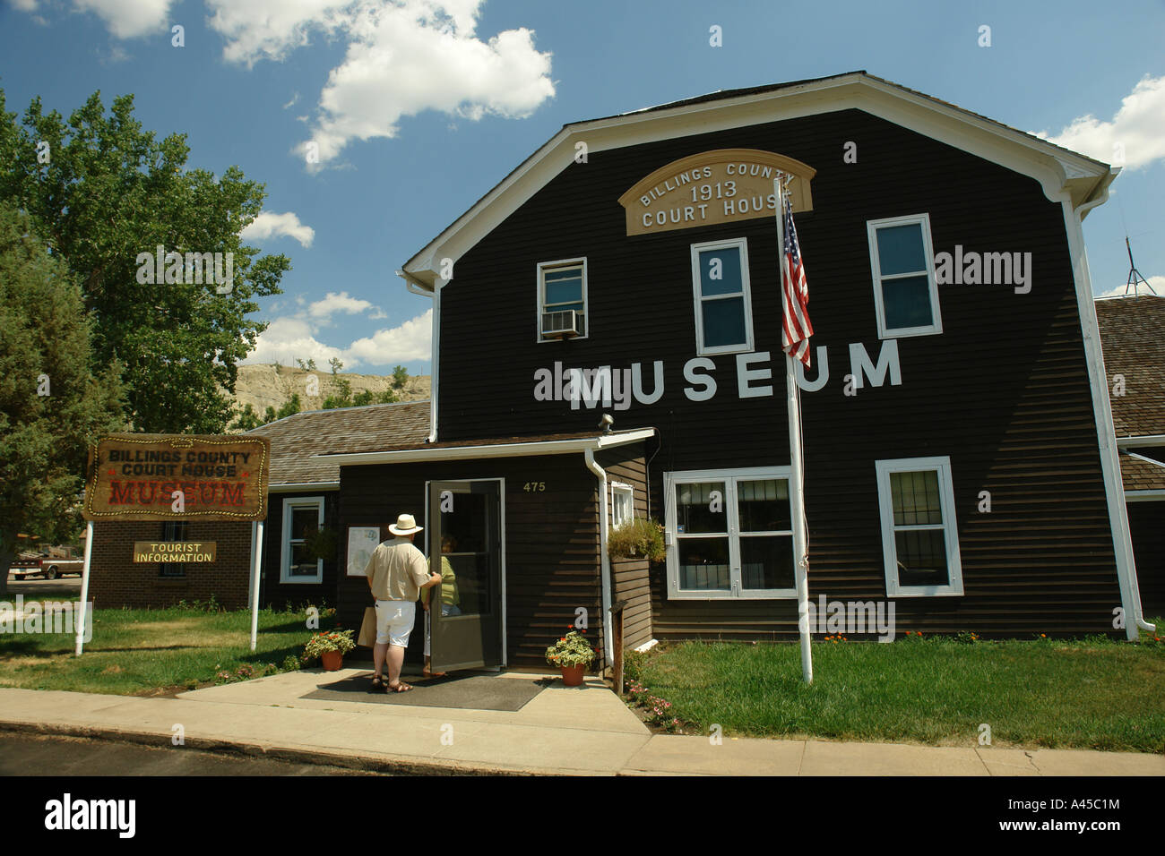 AJD57306, Medora, ND, North Dakota, Historic Medora, downtown, Billings