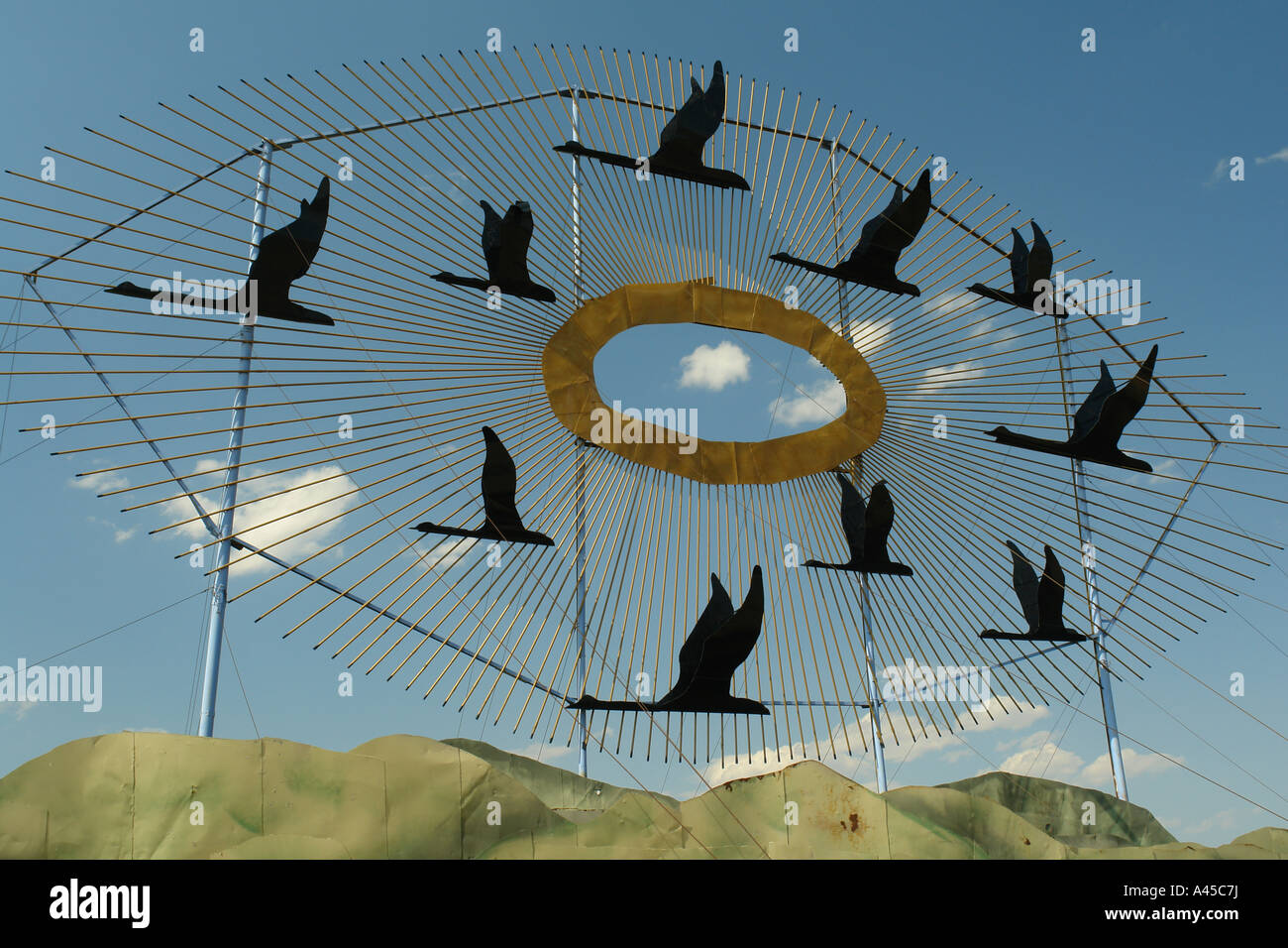 AJD57332, Regent, ND, North Dakota, The Enchanted Highway, World's