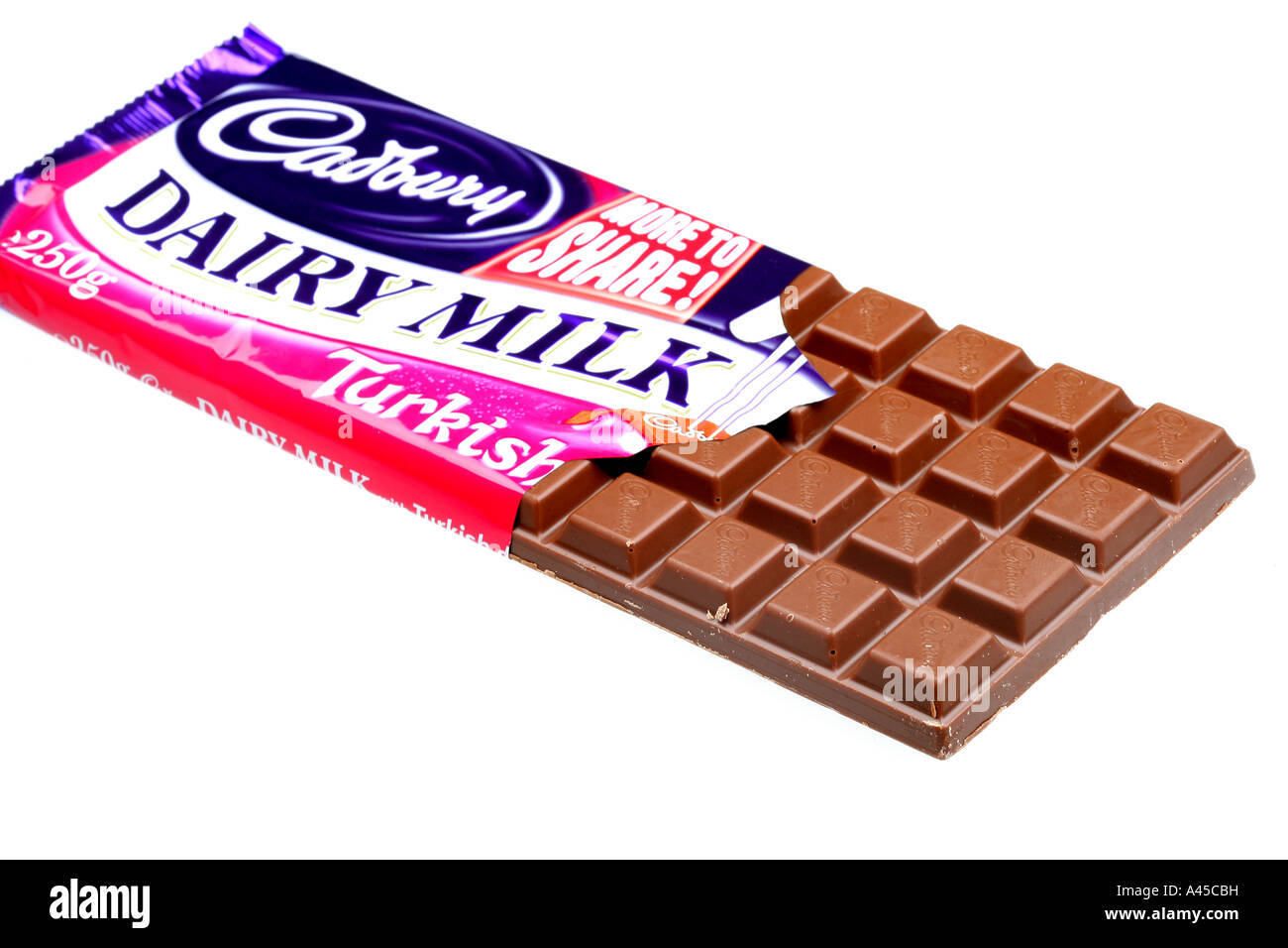 Turkish Delight Chocolate Bar Stock Photo Alamy