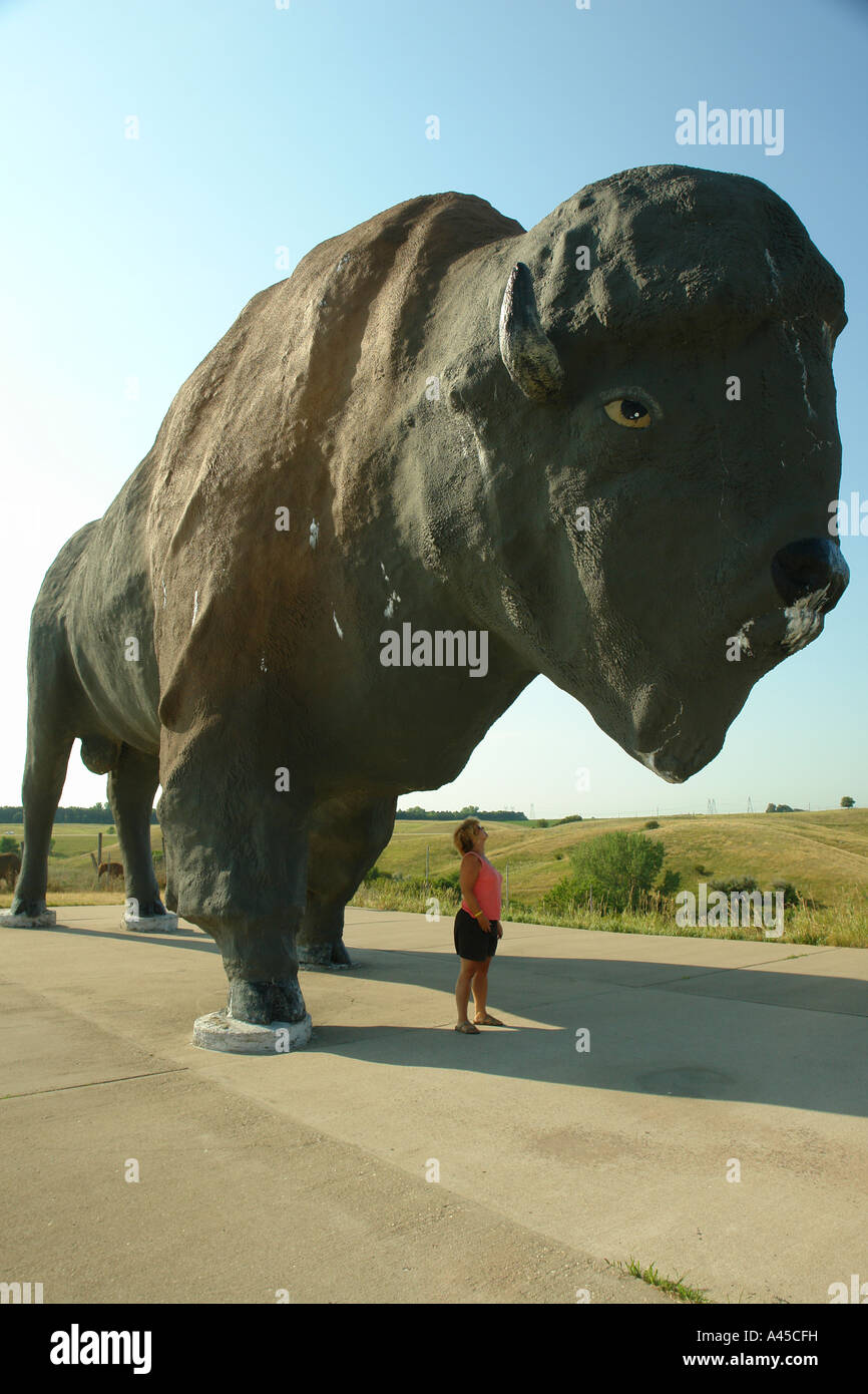 AJD57376, Jamestown, ND, North Dakota, National Buffalo Museum and Visitor Center, Frontier