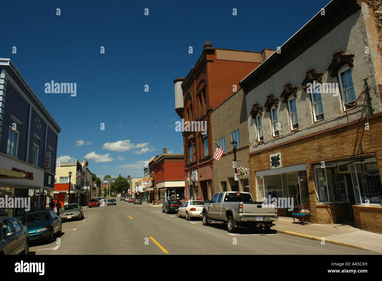 AJD57447, Ishpeming, MI, Michigan, Upper Peninsula, downtown, historic ...