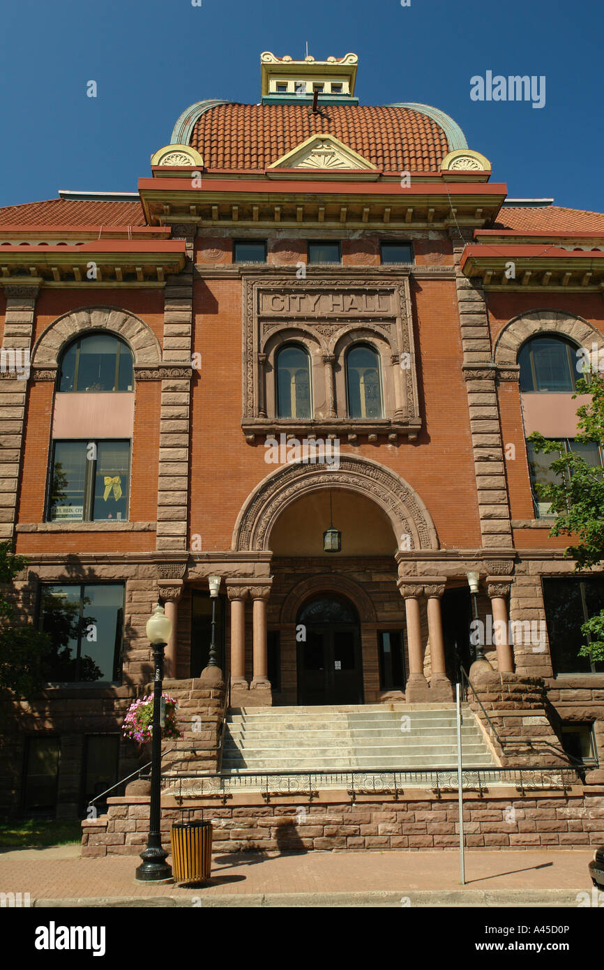AJD57461, Marquette, MI, Michigan, Upper Peninsula, downtown, City Hall