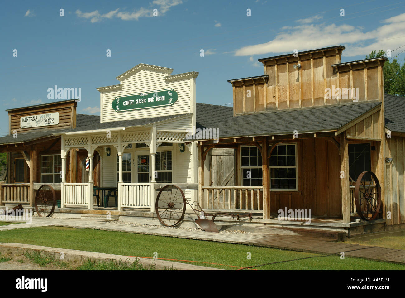 AJD56845, Choteau, MT, Montana, Old Trail Museum Stock Photo Alamy