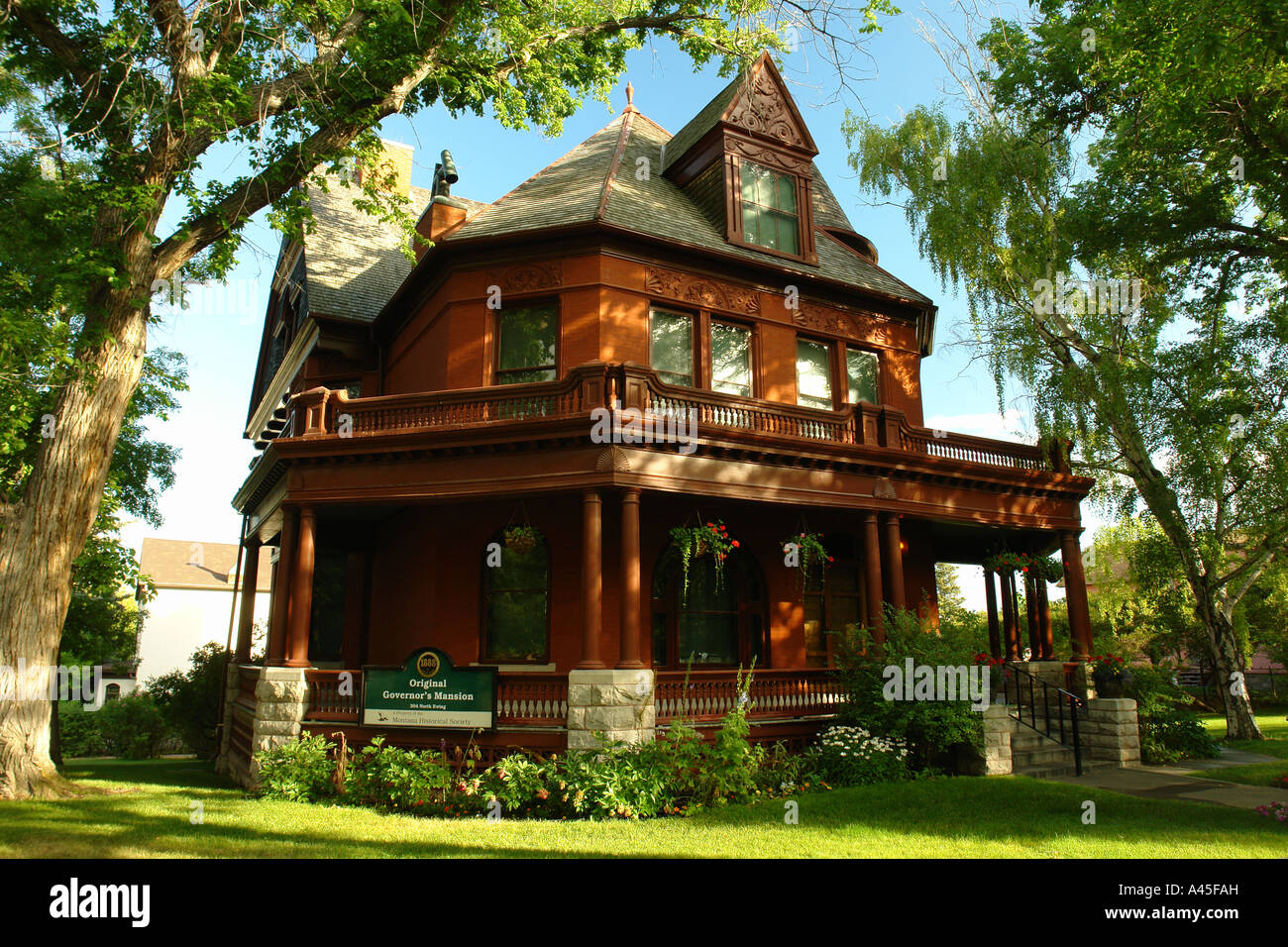 AJD56900, Helena, MT, Montana, Original Governor's Mansion Stock Photo