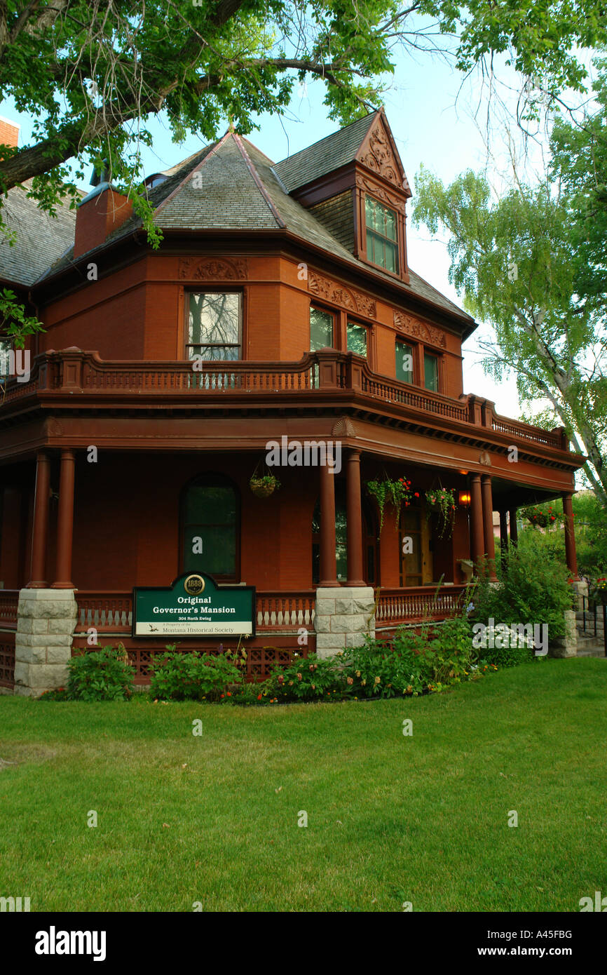 Original governors mansion helena montana hires stock photography and