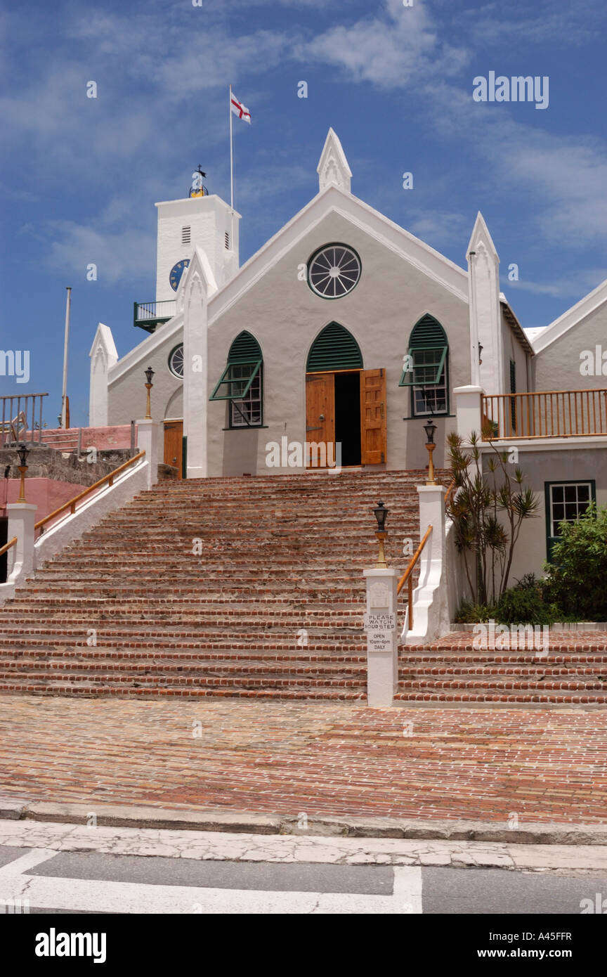 St Peters Church St George Bermuda Stock Photo