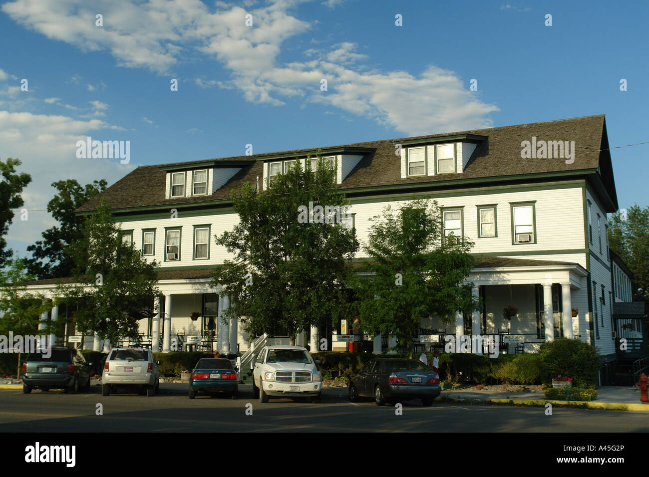 AJD57022, Three Forks, MT, Montana, Sacajawea Hotel Restaurant and Bar Stock Photo Alamy