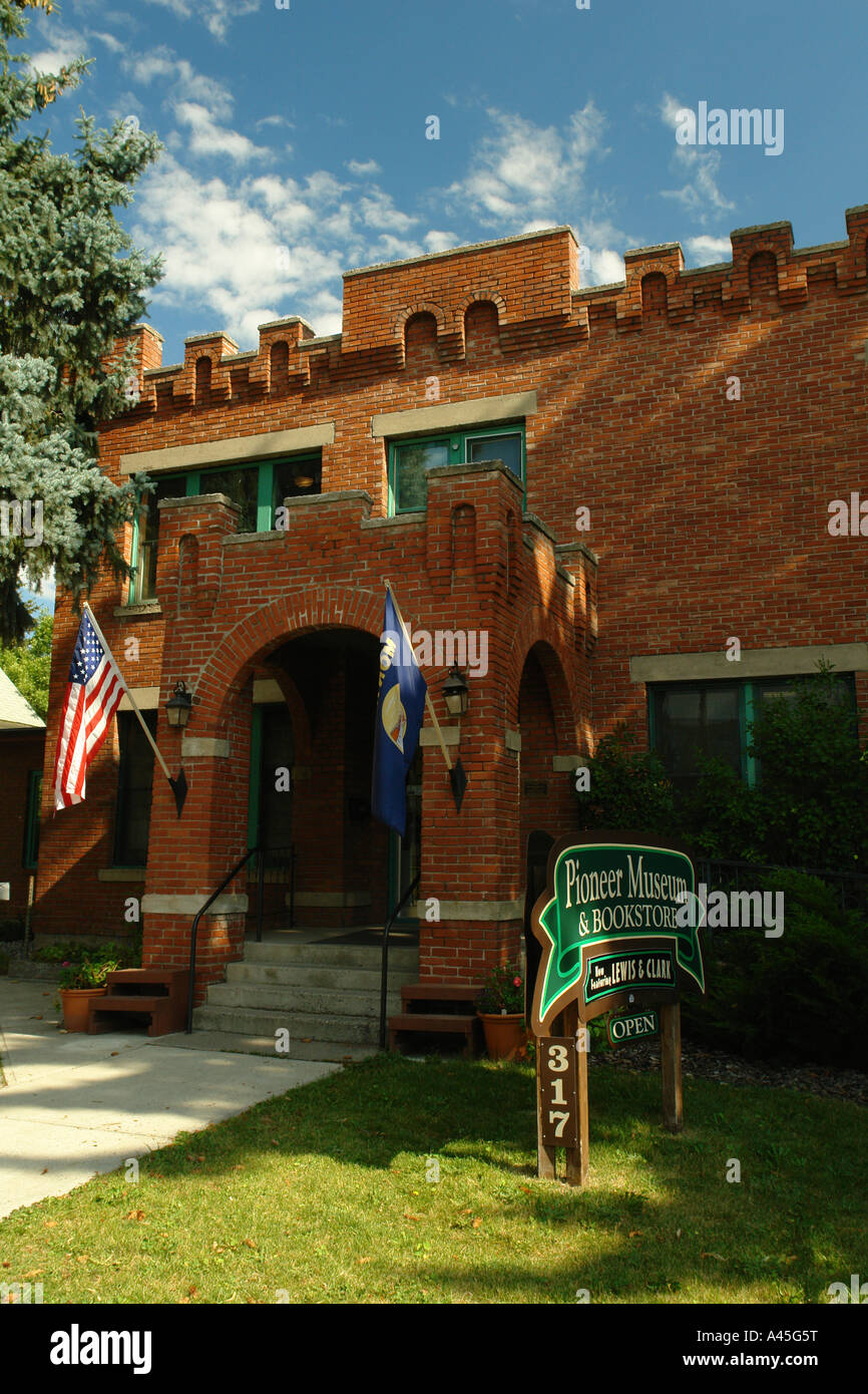 AJD57046, Bozeman, MT, Montana, Gallatin Pioneer Museum Stock Photo Alamy