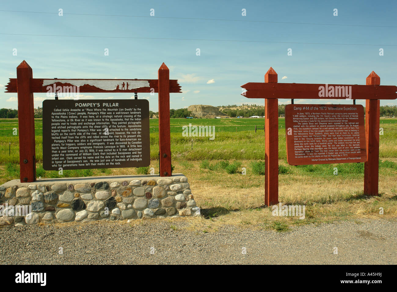 AJD57221, Pompeys Pillar National Monument, MT, Montana, interpretive