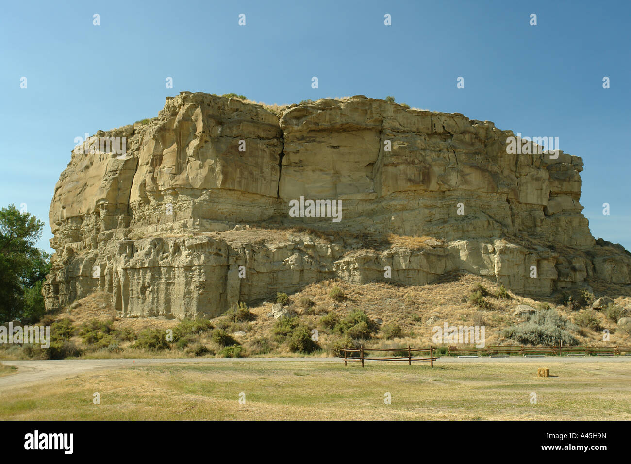 AJD57224, Pompeys Pillar National Monument, MT, Montana Stock Photo Alamy