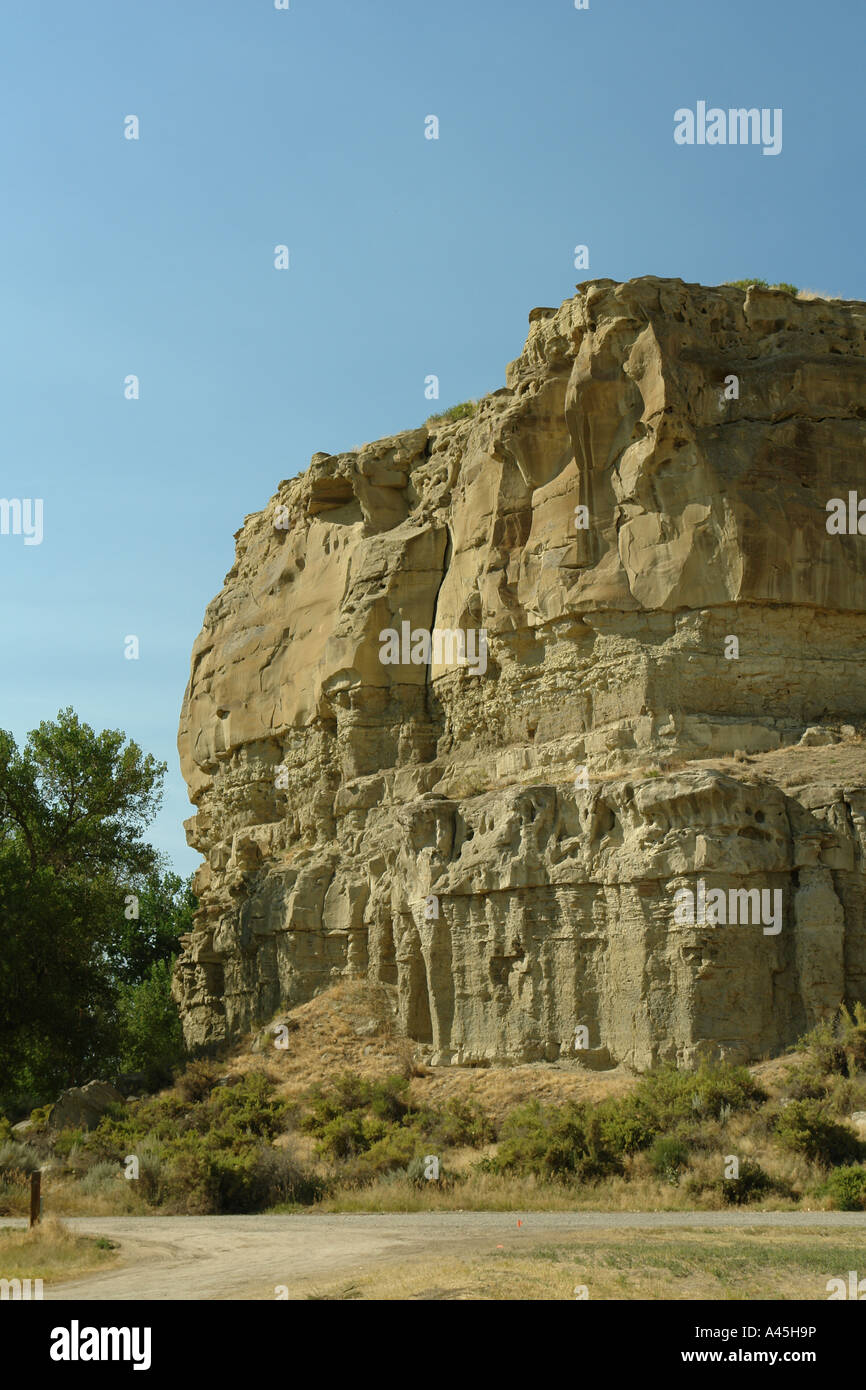 AJD57225, Pompeys Pillar National Monument, MT, Montana Stock Photo Alamy