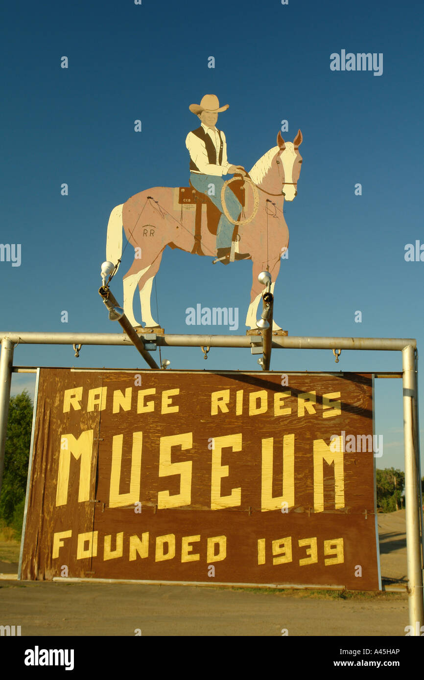 AJD57237, Miles City, MT, Montana, Range Riders Museum Stock Photo Alamy