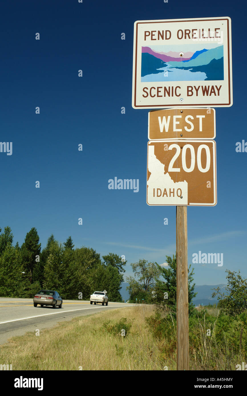 AJD56350, Hope, ID, Idaho, Pend Oreille National Scenic Byway, road