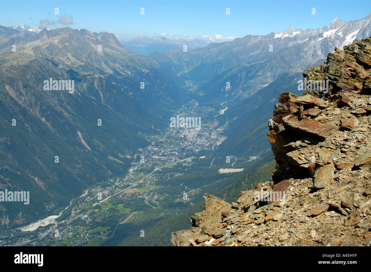 Mountains in chamonix valley hi res stock photography and images Alamy