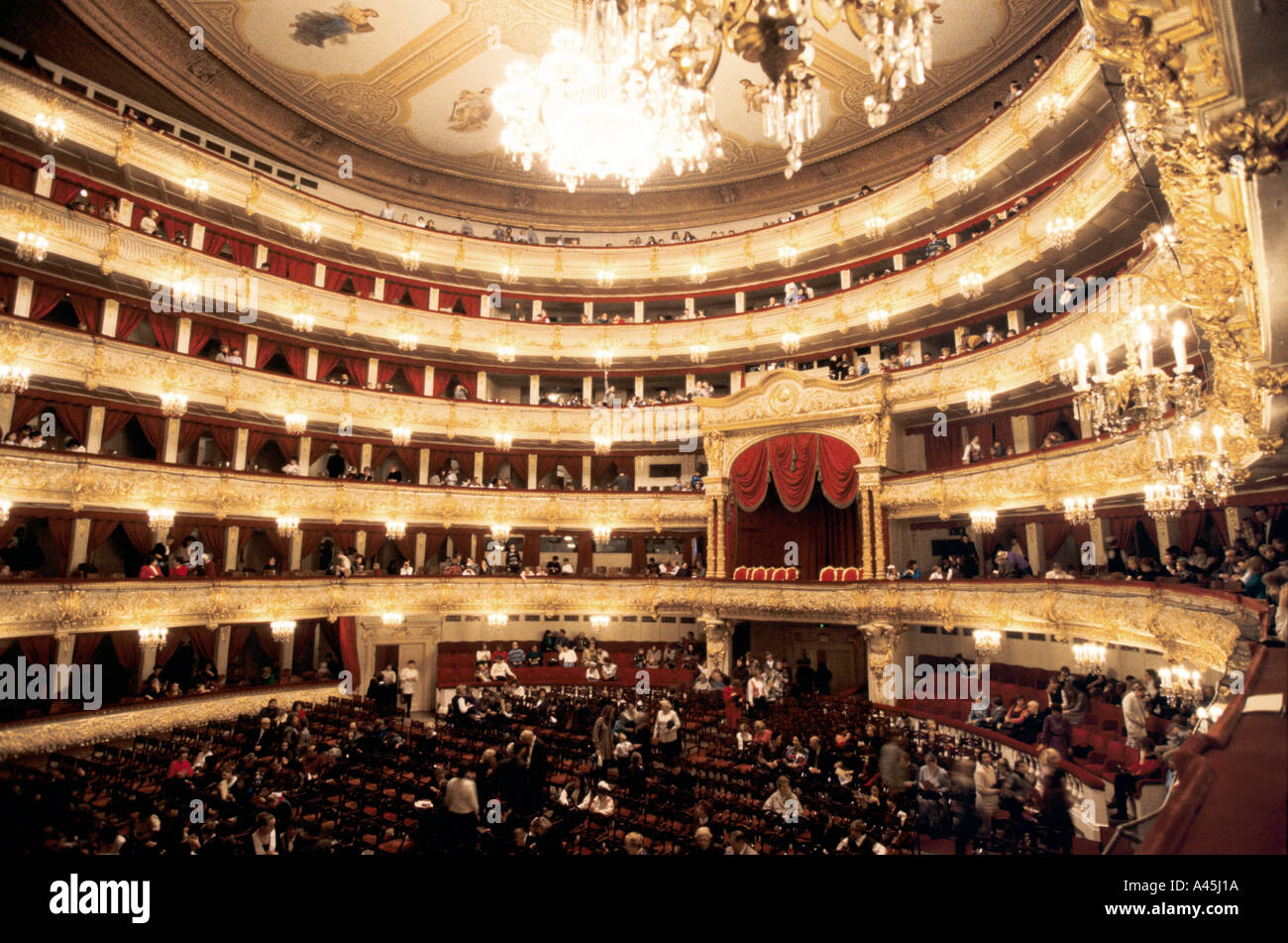 Moscow bolshoi theatre interior hi-res stock photography and images - Alamy