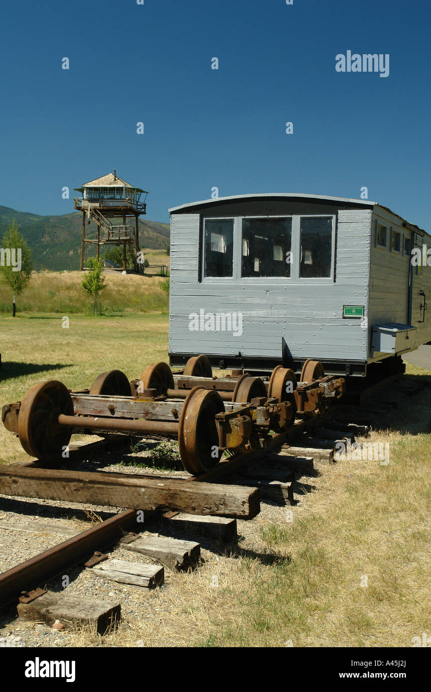 AJD56444, Missoula, MT, Montana, Historical Museum at Fort Missoula Stock Photo
