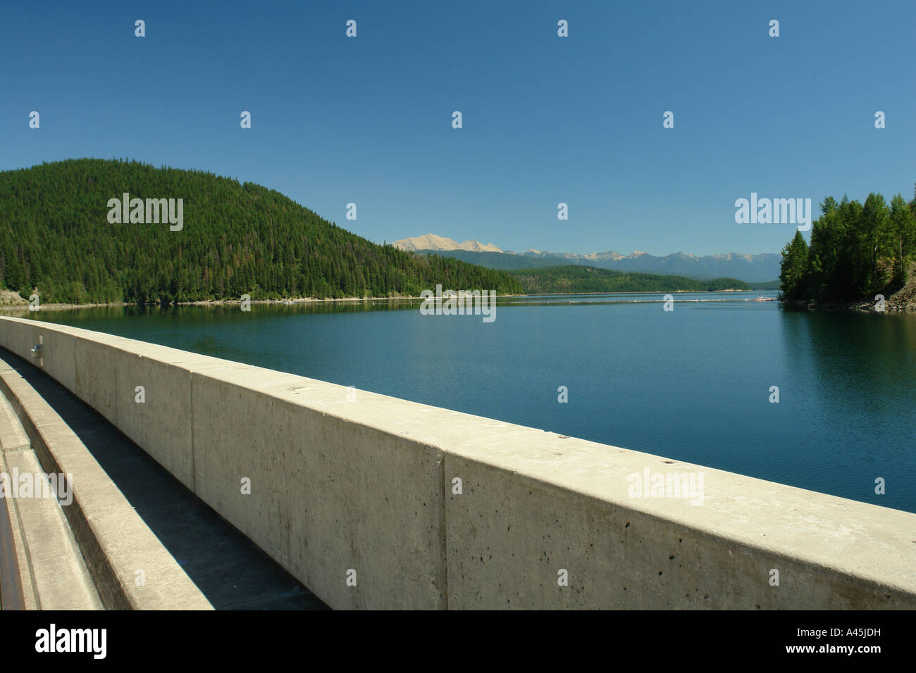 AJD56554, Hungry Horse, MT, Montana, Hungry Horse Dam Stock Photo Alamy
