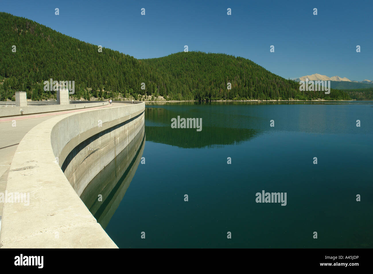 AJD56558, Hungry Horse, MT, Montana, Hungry Horse Dam Stock Photo Alamy