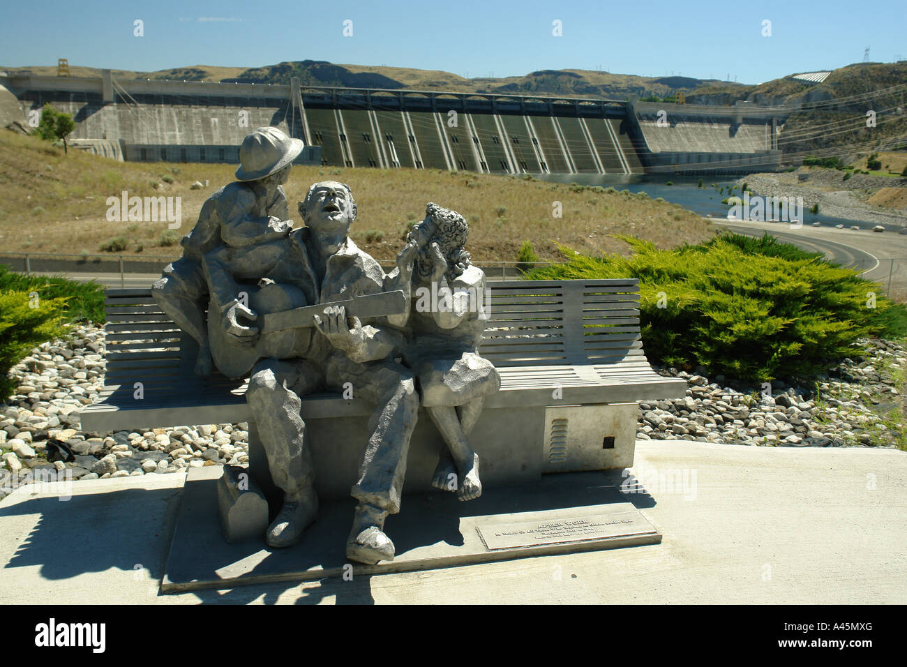 AJD55867, Coulee Dam, WA, Washington, Grand Coulee Dam, "After Work