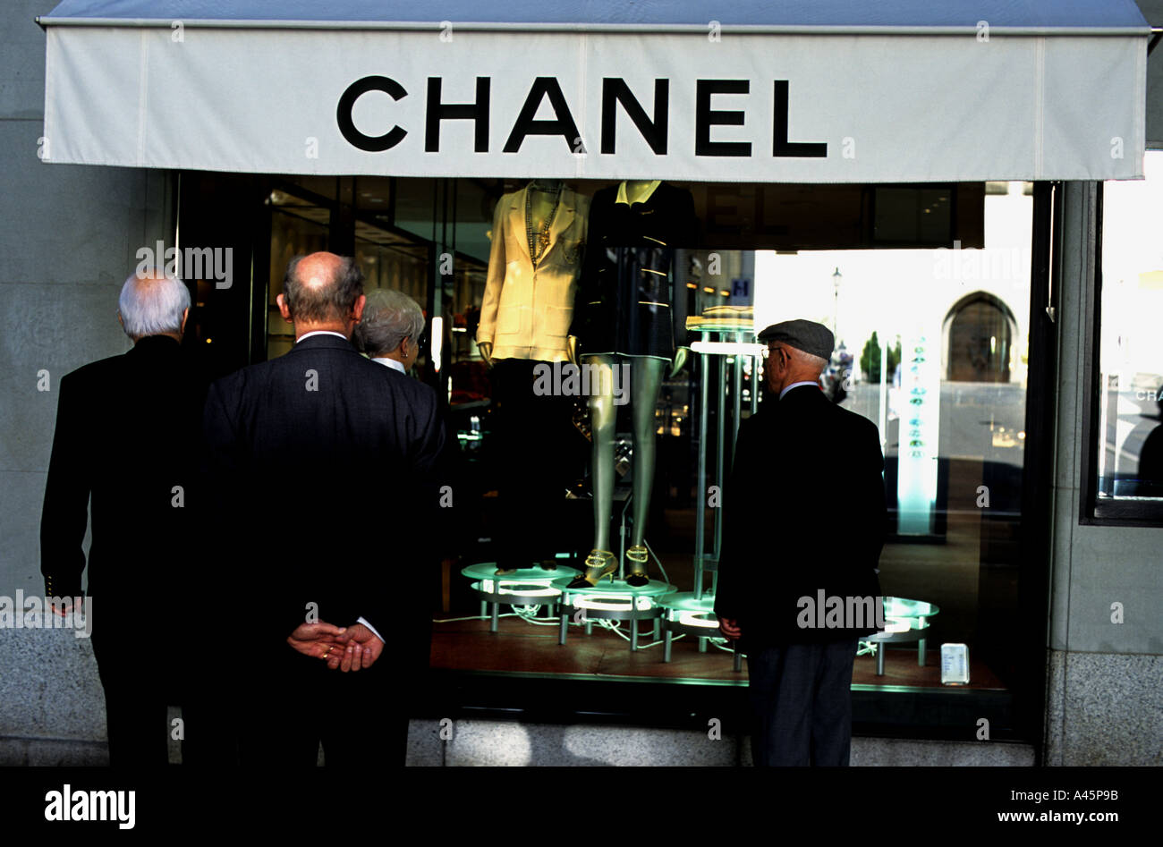 Chanel store on Champs-Élysées Paris, France, Europe Stock Photo - Alamy