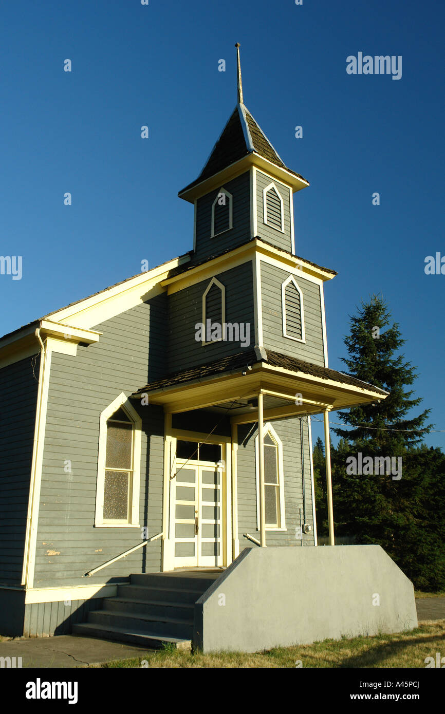 AJD56158, Kamiah, ID, Idaho, First Indian Presbyterian Church Stock Photo Alamy