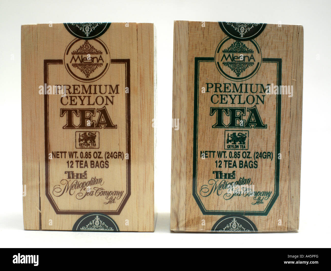 Boxes of Premium Ceylon Tea Sri Lanka Stock Photo Alamy