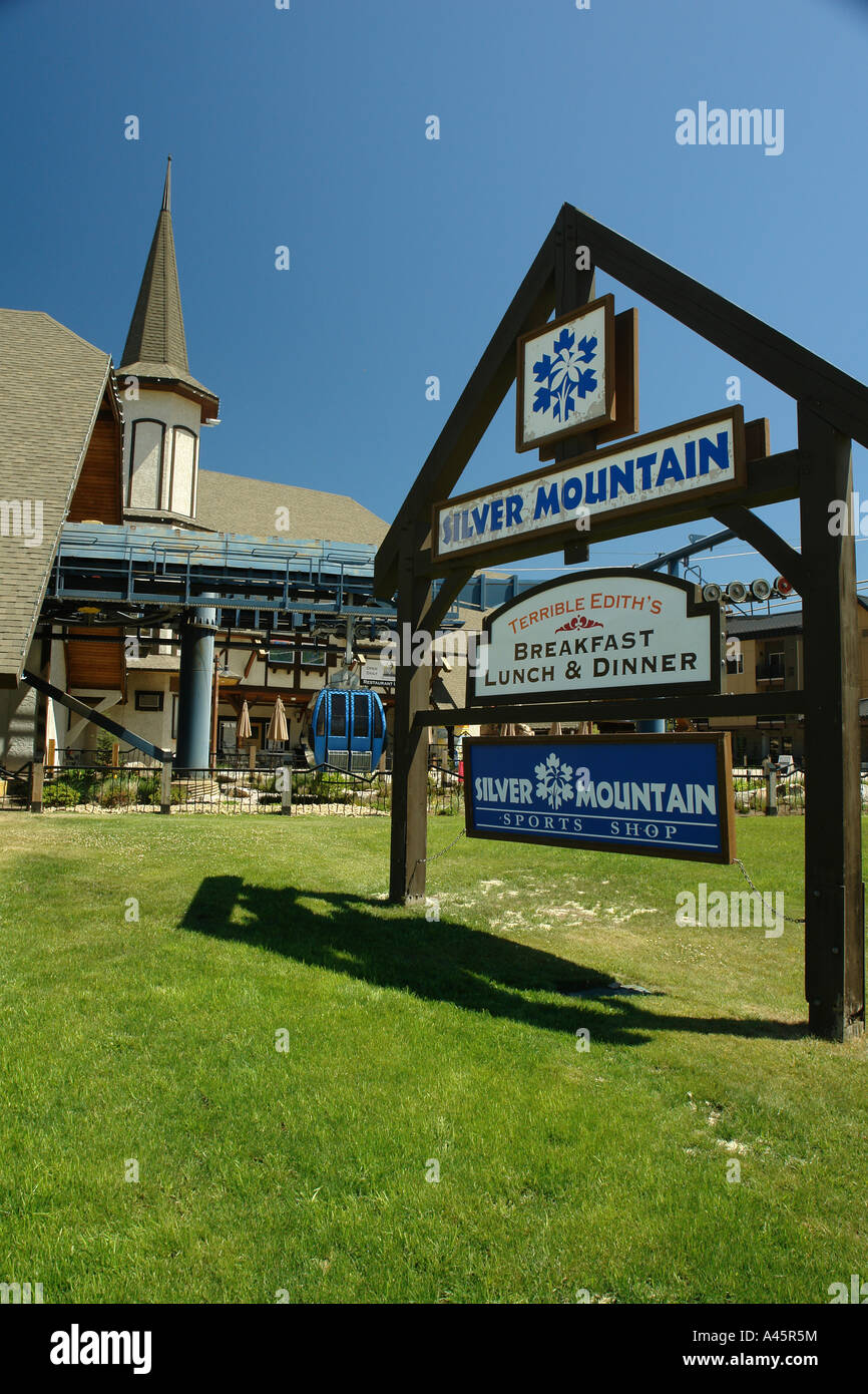 AJD56262, Kellogg, ID, Idaho, Silver Mountain Resort, Gondola, world's