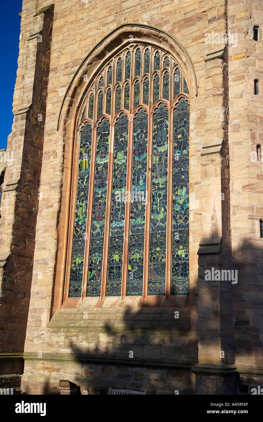 Hereford Cathedral Stained Glass Window Stock Photo Alamy