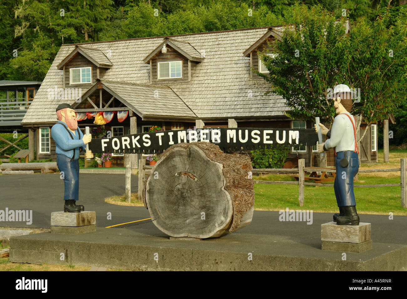 Forks timber museum washington state hires stock photography and