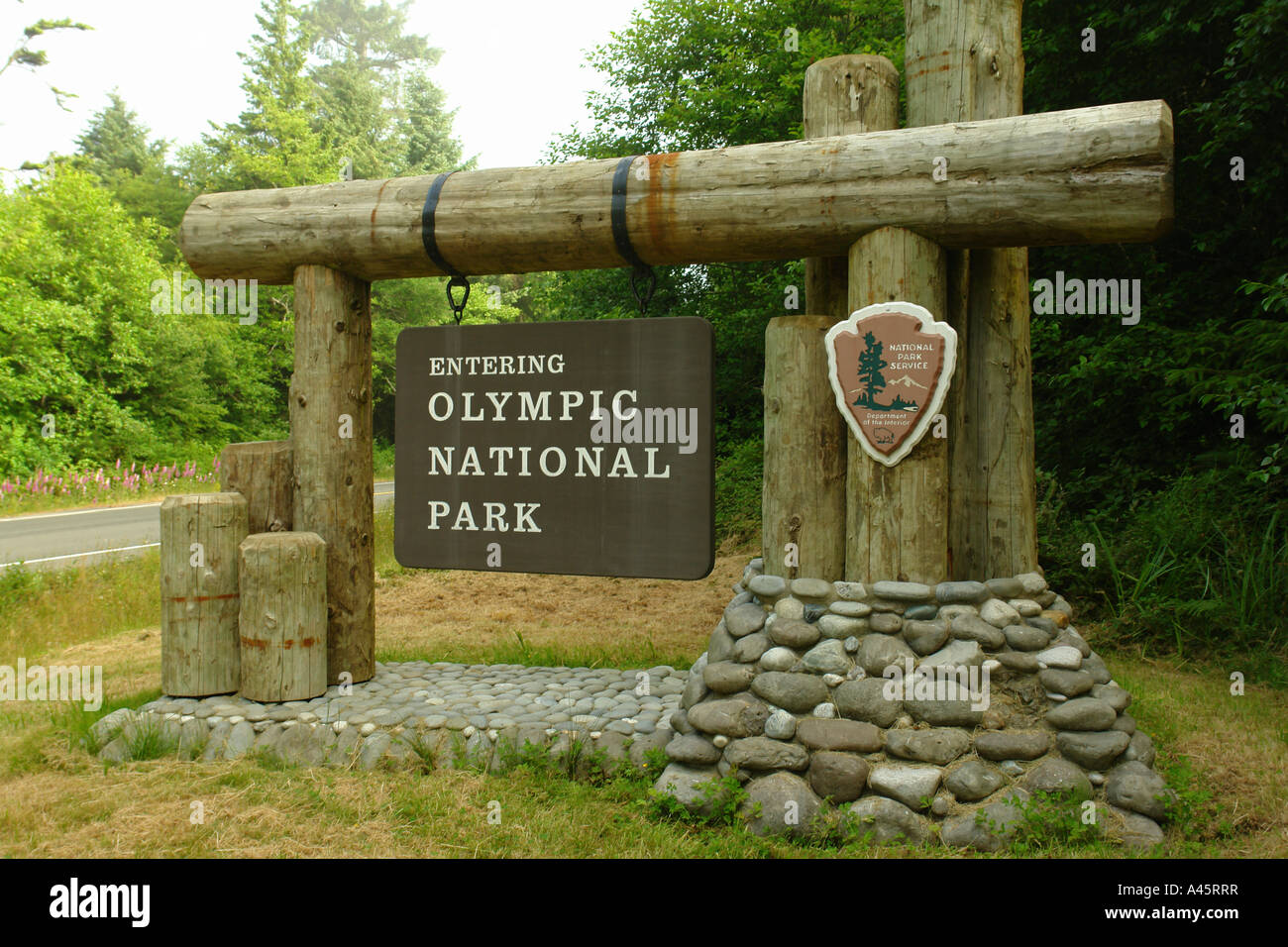 Olympic National Park Welcome Sign