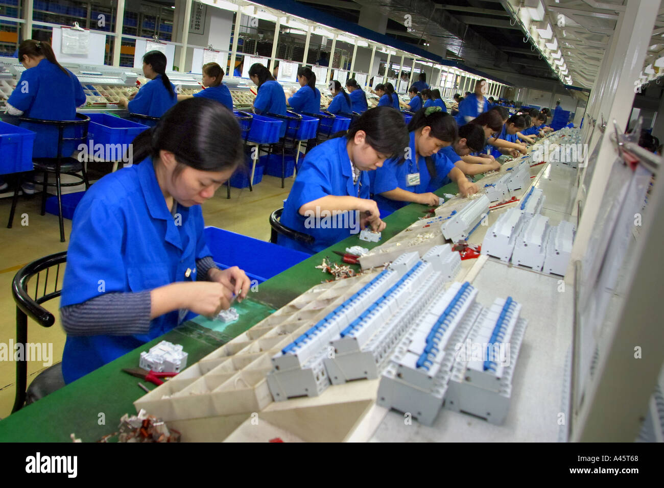 production line workers