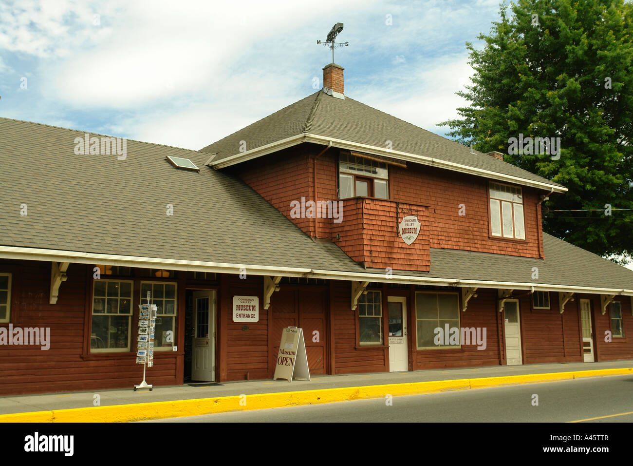 AJD55730, Duncan, British Columbia, Canada, Vancouver Island, Cowhichan Valley Museum Stock Photo