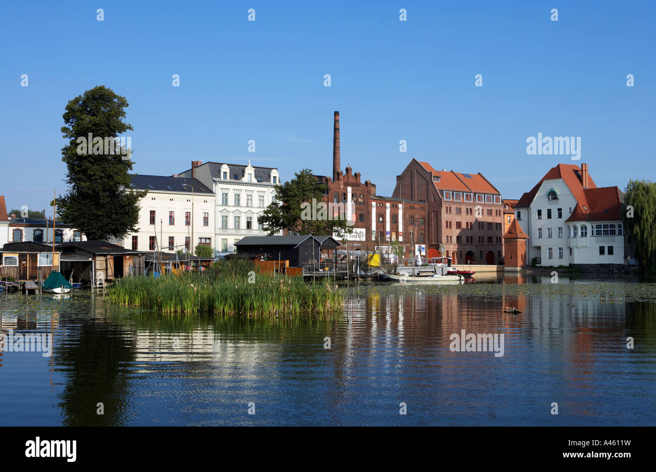 Townscape of Brandenburg on the Havel, Germany Stock Photo