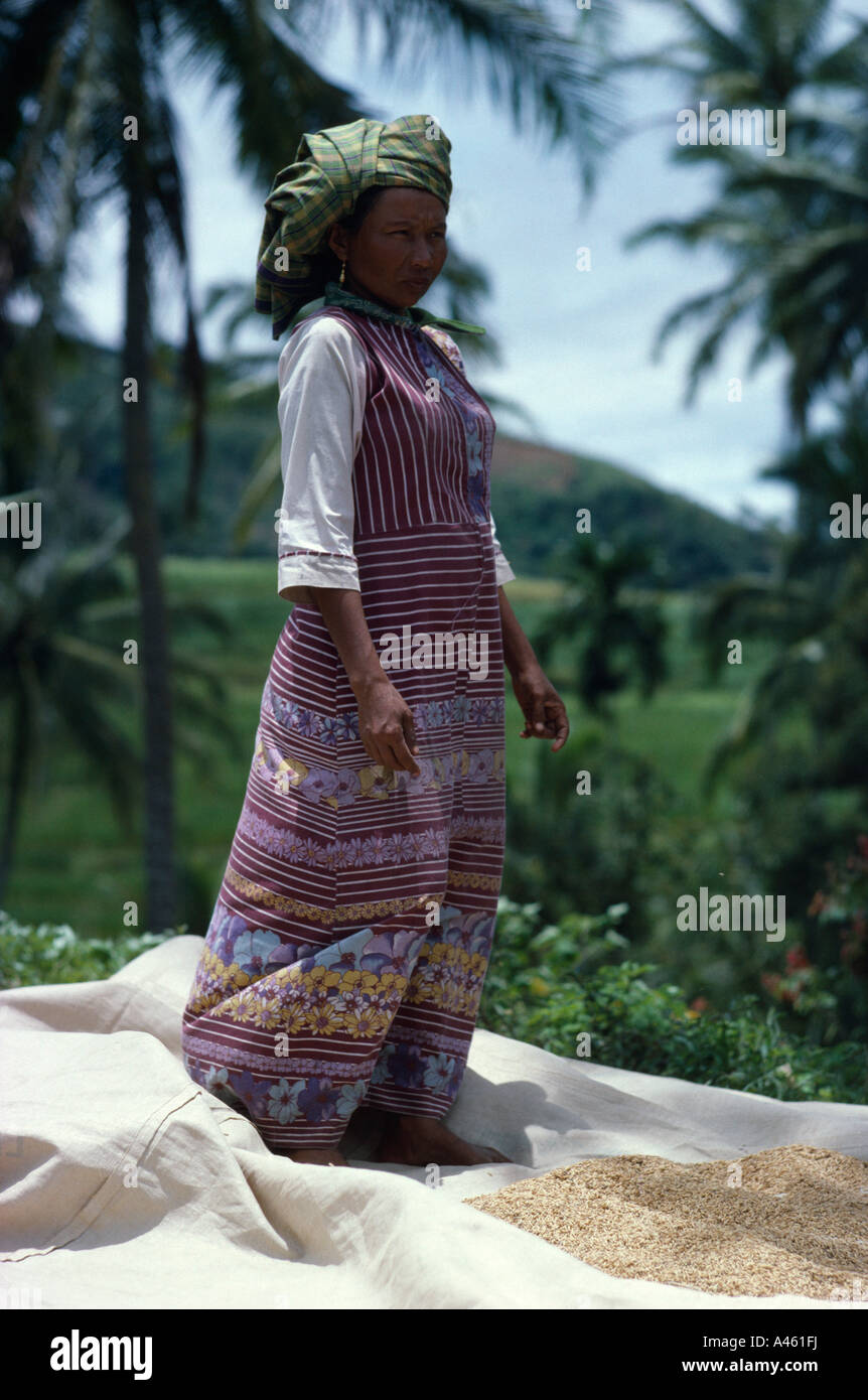 INDONESIA Southeast Asia Sumatra People Full length portrait of woman ...