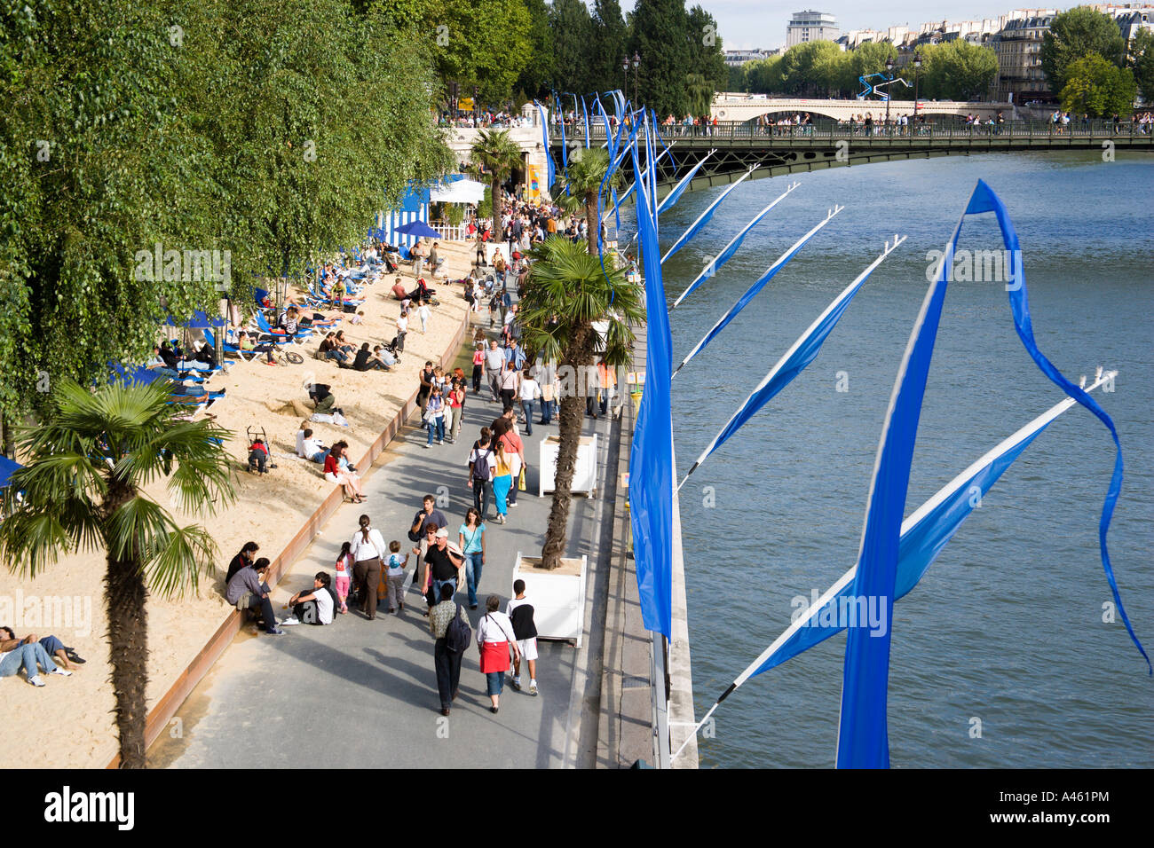 France Ile De France Paris Paris Plage Urban Beach Along