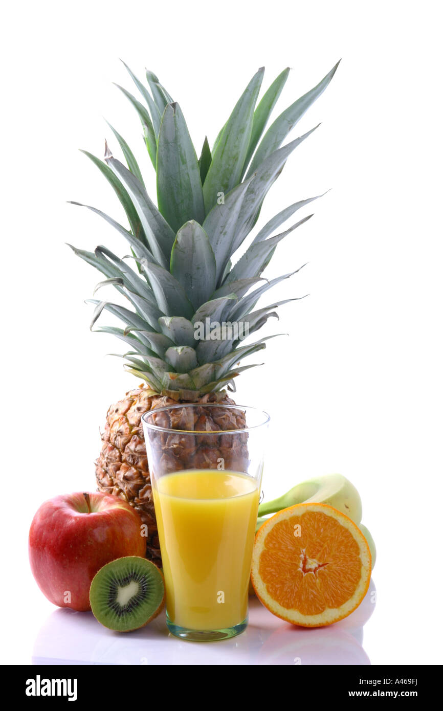 Selection of fruits Stock Photo