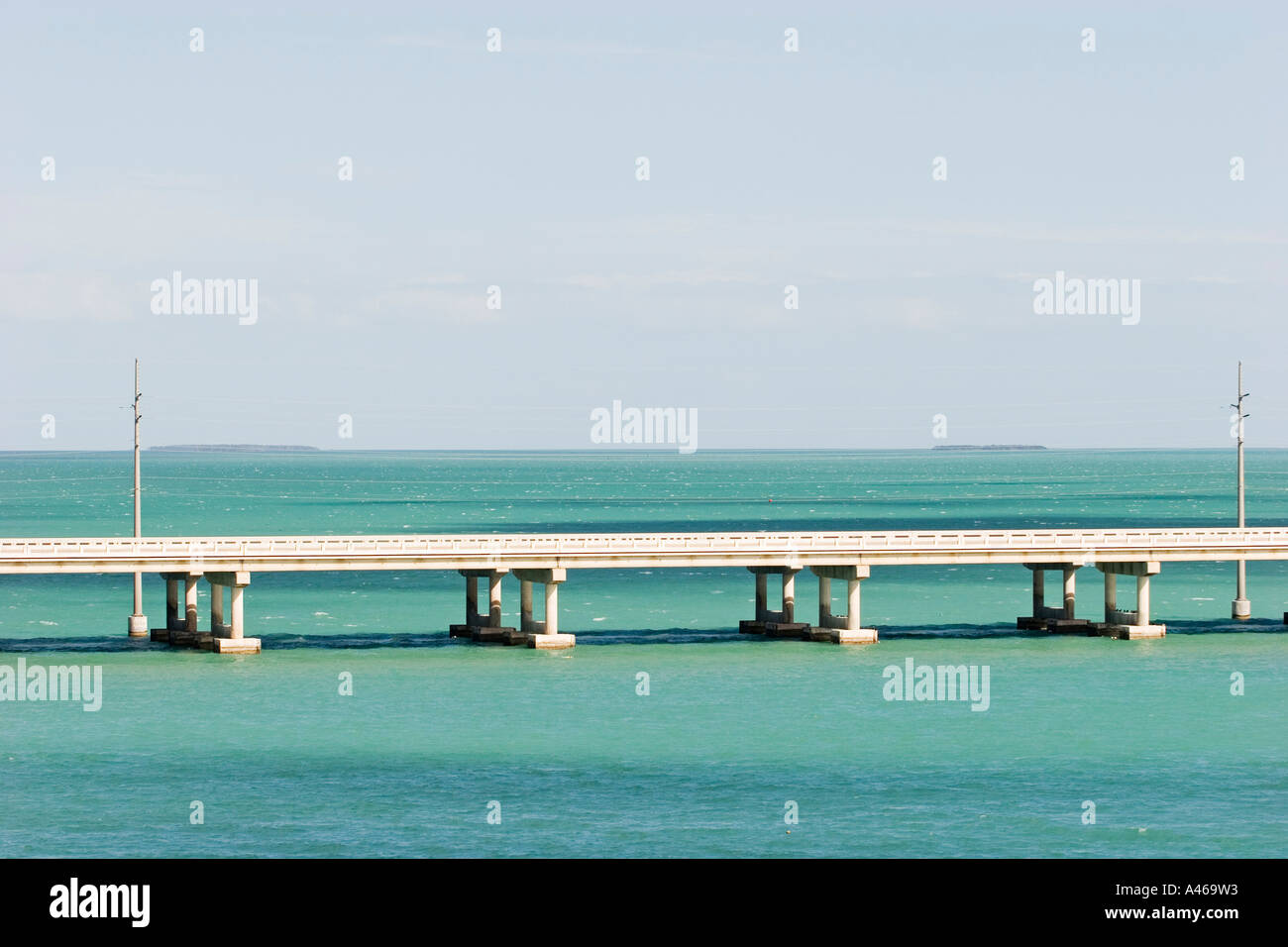USA, Florida Keys, Highway No 1 Stock Photo